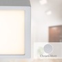 Hranatá - BRI 7142014 LED stropní svítidlo, 30 cm, 21 W, matný chrom (starý kód: BRI 7142-014) - BRILONER - foto 2