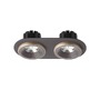 Hranatá - RED R13242 SHARM R II zápustná hnědá/perleťová zlatá 230V LED 2x10W 24° 3000K - RED - DESIGN RENDL - foto 2