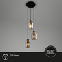 Vícečetná - BRI 4486035 Závěsné svítidlo, 120 cm, 3x E27, max. 10W, kouřová - BRILONER - foto 2