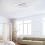 Hranatá - LD 14151-55 IVEN LED stropní svítidlo v barvě oceli v moderním, plochém designu s nastavitelou barvou světla a funkcí stmívání 2700-5000K - LEUCHTEN DIREKT / JUST LIGHT - foto 2
