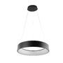 Kruhová - FAN LED-NOAH-S60-NER Závěsné svítidlo LED NOAH černá 60 W 8000 lm CCT 60 x 60 x 150 cm - FANEUROPE - foto 2