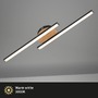 Dekorativní - BRILO 3448-014 LED nástěnné a stropní svítidlo, 55,5 cm, 12 W, černá - BRILO - foto 2