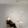Dekorativní - FAN LED-BOOK-PL-GR Stropní LED svítidlo BOOK šedá, 36 W, 3640 lm, 3200 K, 15-200 x 85 cm - FANEUROPE - foto 2