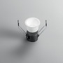 Kruhová - FAN INC-DOT-R5DA-BCO Zápustné svítidlo Dot R5DA, bílá, 5 W, 3000–4000 K, pr. 40 x 50 mm - FANEUROPE - foto 2