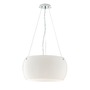 Dekorativní - FAN I-EQUATORE/S40BCO Závěsné svítidlo Equatore, chrom/bílé, 3 x E27, 40 x 40 x 120 cm - FANEUROPE - foto 2
