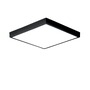 Koupelnová - FAN LED-DOMO-Q24-NER Koupelnové stropní svítidlo DOMO černá, hliník/akrylát, 24 W, 2700 lm, 4000 K, IP44, 24 x 24 x 2,4 cm - FANEUROPE - foto 2