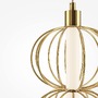 Dekorativní - M MOD216PL-L10G3K Závěsné svítidlo Golden Cage 3000K 10W teplá bílá 1050lm zlatý kov - MAYTONI - foto 2