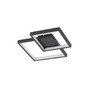 Hranatá - NV 9364037 Stropní svítidlo PORTO černá ocel hliník a akryl LED 19W 230V 3000K IP20 - NOVA LUCE - foto 2
