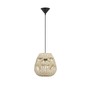 Dekorativní - NV 9586500 Závěsné svítidlo MARLO přírodní ratan černý kabel E27 1x12W 230V IP20 bez žárovky - NOVA LUCE - foto 2