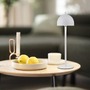 Stolní lampy dekorační - LD 19244-16 Kolekce Schöner Wohnen LED bateriové stolní svítidlo BELLIES, bílá, nabíjecí přes USB, 3000K - JUST LIGHT - foto 2