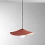 Dekorativní - FAN I-LENGLEN-S1-ARA Závěsné svítidlo Lenglen oranžový filc, kabel 2 m, stínidlo 50 cm, 1 x E27 - FANEUROPE - foto 2