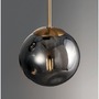 Koule - NV 9426751 Závěsné svítidlo SPADA zlatý kov a chromové sklo černý PVC kabel E27 1x12W 230V IP20 bez žárovky - NOVA LUCE - foto 2