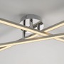 Dekorativní - LD 14727-55 LED stropní svítidlo SIMON, stříbrná, tvar hvězdy, podlouhlé, 3000K - JUST LIGHT - foto 2