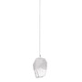 Dekorativní - NV 9160231 Závěsné svítidlo ICE bílé sklo s přechody a bílý kov G9 1x5W 230V IP20 bez žárovky - NOVA LUCE - foto 2