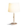 Stolní lampy dekorační - RED R14039 KEITH/AMBITUS 30 stolní s USB Polycotton bílá/buk 230V E27 11W - RED - DESIGN RENDL - foto 2