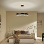 Kruhová - ELS KL-LAROUSSE-LED-L-BKB Závěsné svítidlo Larousse LED 110W 3000K 1800lm černá / bronz 100cm - Elstead - foto 2