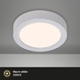 Kruhová - BRI 7122014 LED stropní svítidlo, pr. 17 cm, 11 W, 3000 K matný chrom (starý kód: BRI 7122-014) - BRILONER - foto 2