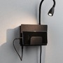 Bodová - P 71101 LED nástěnné svítidlo Halina USB C 2700K 230V 2,4W černá mat - PAULMANN - foto 2