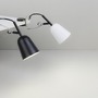 Stolní lampy s klipem - FARO 51133 STUDIO černá a krémová stolní lampa s klipem - FARO - foto 2
