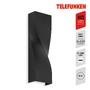 Nástěnná - TF 312705TF TELEFUNKEN LED venkovní svítidlo 26 cm 2x5,5W 550lm černá - BRILONER - foto 2