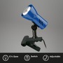 Stolní lampy s klipem - BRI 2794010P Svítidlo se svorkou 11,5 cm 1x E14 40W modrá (starý kód: BRI 2794-010P) - BRILONER - foto 2
