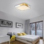 Hranatá - LD 14289-16 BILA LED stropní svítidlo hranaté bílé dřevodekor nadčasový design 3000K - JUST LIGHT - foto 2