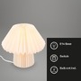 Stolní lampy dekorační - BRILO 7492016 Stolní lampa 27 cm 1x E14 max. 6 W bílé - BRILONER - foto 2