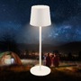 Stolní lampy dekorační - BRILO 7708016 Bota stolní lampa - 1,8W, 120lm, nabíjecí, LED, stmívatelné, dotykový vypínač, teplá bílá, bílá - BRILO - foto 2