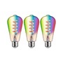 E27 - P 29164 Filament 230V Smart Home Zigbee 3.0 LED žárovka ST64 E27 3x6,3W RGBW+ stmívatelné zlatá - PAULMANN - foto 2