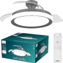 Ventilátory - PH 8721103096043 Bliss DC stropní ventilátor a svítidlo 28W+35W černý - PHILIPS - foto 2
