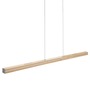 Podélná - HERZ 811663UD Závěsné svítidlo DANA LED 1300mm Up 7,5W 900lm / Down 32,2W 2990lm 2200-4000K Dim to warm dub natur - HERZBLUT - foto 2