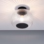Kruhová - P 71146 LED stropní svítidlo Ruya IP44 E27 230V max. 60W sklo/černá mat - PAULMANN - foto 2