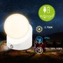 Stolní lampy dekorační - BRILO 7561016 Sora Mini LED stolní lampička bezdrátová IP54, stmívatelné, dotykový vypínač, bílá - BRILO - foto 2
