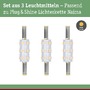 Příslušenství - P 29273 Plug &amp; Shine LED náhradní moduly do řetězu Naima 3ks sada 3000K 100lm - PAULMANN - foto 2