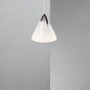Kónická - NOR 84313001 Závěsné svítidlo Strap 27 1x40W E27 bílá opál - NORDLUX - foto 2