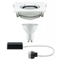 Koupelnová - P 92904 Zápustné svítidlo LED Nova IP65 hranaté 7W GU10 bílá / chrom 1ks výklopné - PAULMANN - foto 2