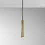 Subtilní - FAN I-LORD-S35-ORO Závěsné svítidlo Lord zlatý kov/hliník, 1 x GU10, 25 W, 5.6 x 240 cm - FANEUROPE - foto 2