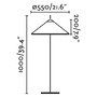 Sloupková - FARO 71575-01 SAIGON šedá/bílá stojací lampa 1M R55 - FARO - foto 2