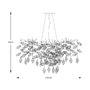 Dekorativní - ZUMA 003064-026705 MD4115-1-ECN CINDY závěsné svítidlo chrom - ZUMALINE - foto 2