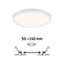 Koupelnová - P 93032 LED vestavné svítidlo Areo VariFit IP44 kruhové 175 13W 3.000K bílá - PAULMANN - foto 2