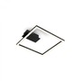 Hranatá - BRILO 3780015 LED stropní svítidlo, 26,5 cm, 14W, 400lm, černá - BRILO - foto 2
