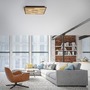 Hranatá - PN 6423-79 LED nástěnné a stropní svítidlo Q-AKUSTIK dřevo, přírodní Smarthome ZigBee 2700-5000K - PAUL NEUHAUS - foto 2