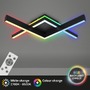 Dekorativní - BRILO 3739-015 RGB CCT LED stropní svítidlo, 64,5cm, 20 W, 1800 lm, černá - BRILO - foto 2