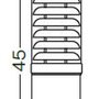 Sloupková - LAN 822K045Z Sloupkové svítidlo Titano inox AISI 316 ušlechtilá ocel E27 výška 45cm - LANDA Lighting - foto 2