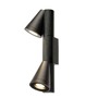 Nástěnná - LA 1008013 T-TUBE nástěnné svítidlo pro povrchovou montáž, GU10, dvojité, IP44, max. 10 W, černé - BIG WHITE (SLV) - foto 2