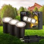 Connect To Shine - BRI 3916032 CONNECT TO SHINE startovací sada 12V zahradní osvětlení - trafo, 3x LED svítidlo do země, IP67, stříbrná - BRILONER - foto 2