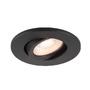 Pro zapuštěná svítidla - LA 1007091 UNIVERSAL DOWNLIGHT kryt pro downlight IP20, výkyvný, kulatý, černý - BIG WHITE (SLV) - foto 2