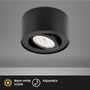 Bodová - BRI 7121-015 LED přisazené svítidlo, pr. 9 cm, 5 W, černá - BRILONER - foto 2