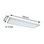 Hranatá - P 71312 LED Panel Atria Shine White Select IP44 hranaté 560x200mm 15,2W 3000 - 6500K matný chrom - PAULMANN - foto 2