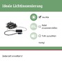 Dekorační - P 94640 Plug &amp; Shine LED světelný řetěz Yuna teplá bílá 7,4m IP44 1,3W černá - PAULMANN - foto 2